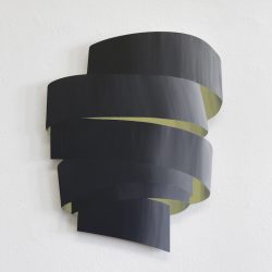 Christian Ecker, <br>Wicklung (13.06.2020), <br>Acryl auf Holz, <br>54 x 44 cm, 2020