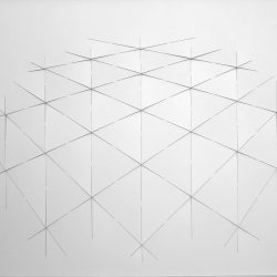 Franz Riedl, <br>Schattierung III, <br>Papierrelief, Karton geschnitten, <br>34 x 39 cm, 2021