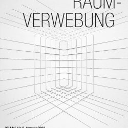 Ausstellungsplakat: <br>Franz Riedl - Raumverwebung, <br>84,1 x 59,4 cm